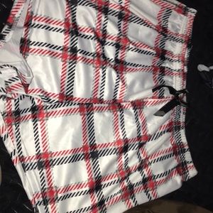 Large polyester pajama shorts